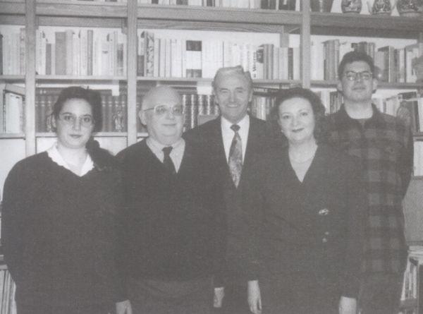 Boór Jánossal, a Mérleg főszerkesztőjével és családjával Münchenben, 1991