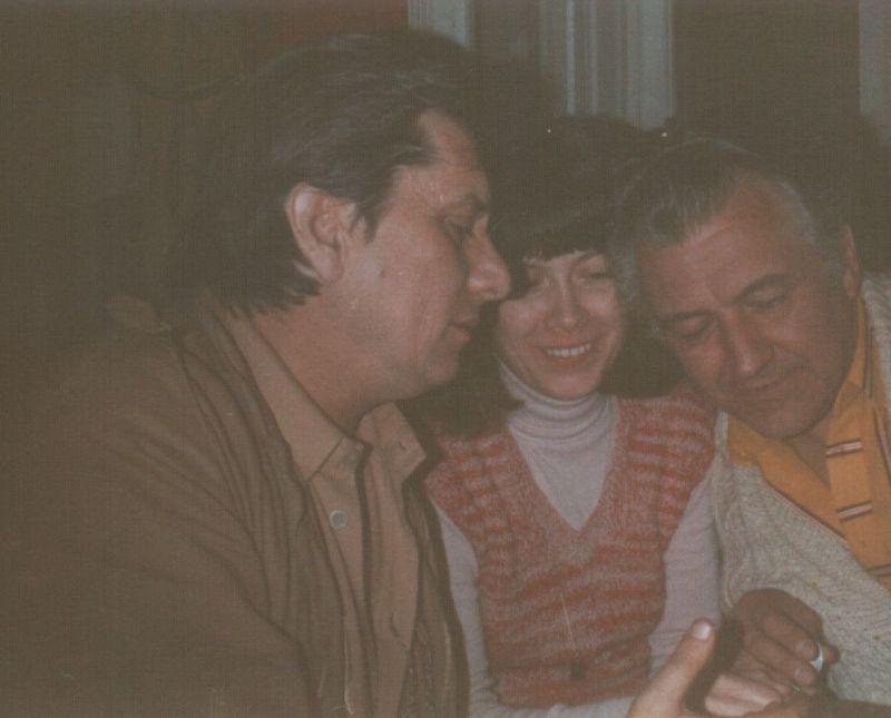 Barátjával, Boglár Lajos antropológussal (1985)