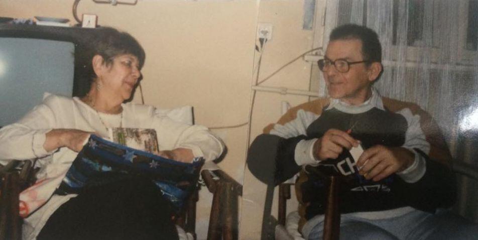 Feleségével, 1997  karácsonyán