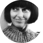Szécsi Margit. Óbuda, 1973. (Fotó: Balla Demeter)