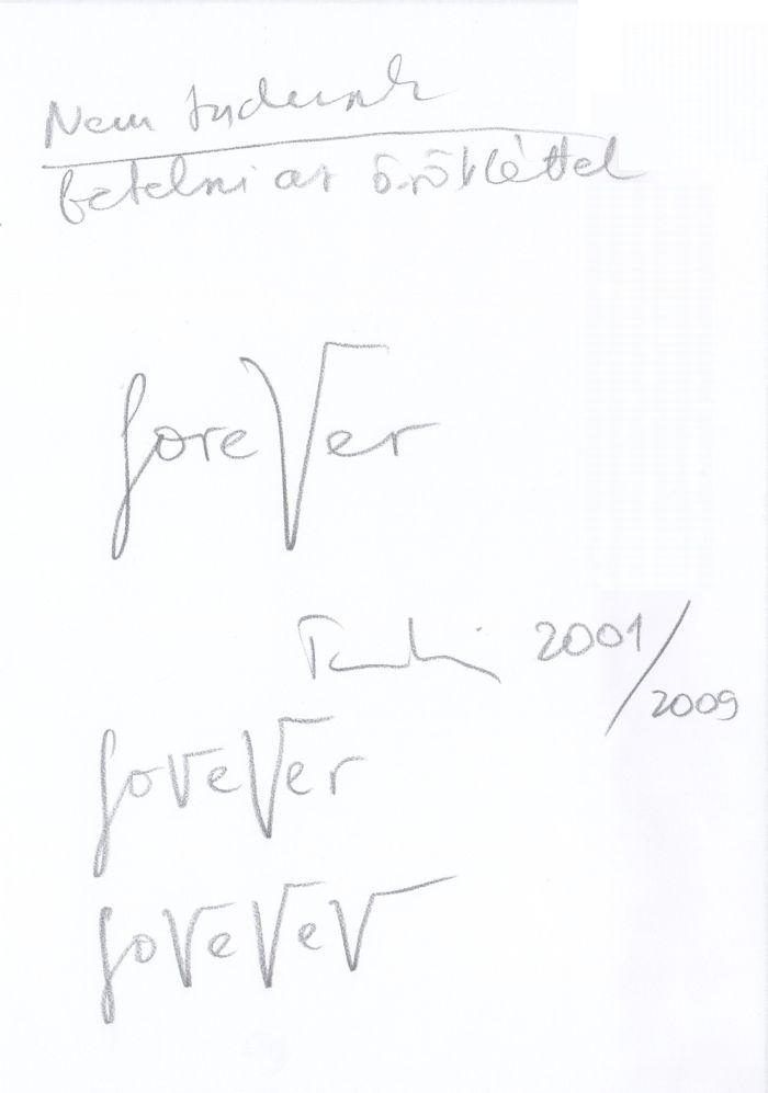 Nem tudnak betelni az örökléttel (2001/2009)