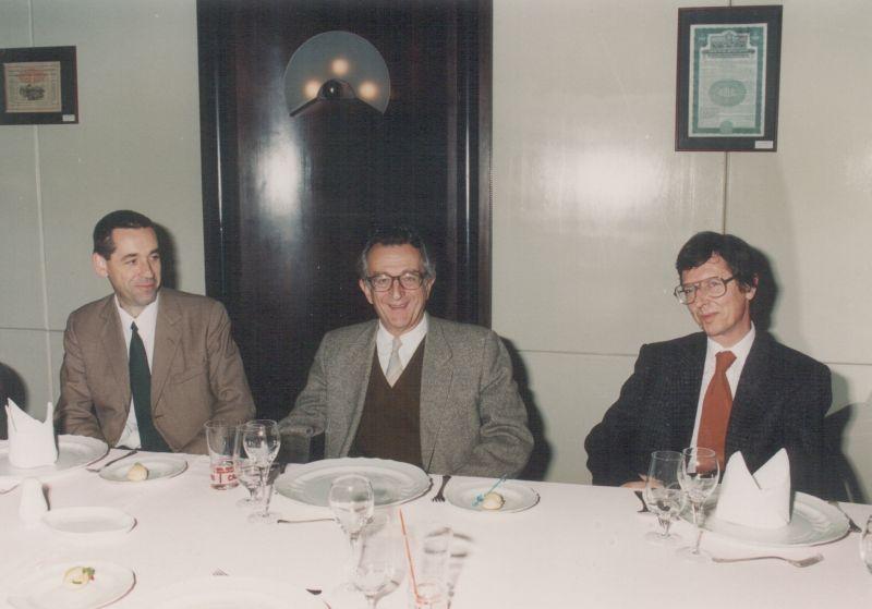 Ferencz Győző, Lator László és Várady Szabolcs (Fotó: Hámori Erzsébet, 1997)