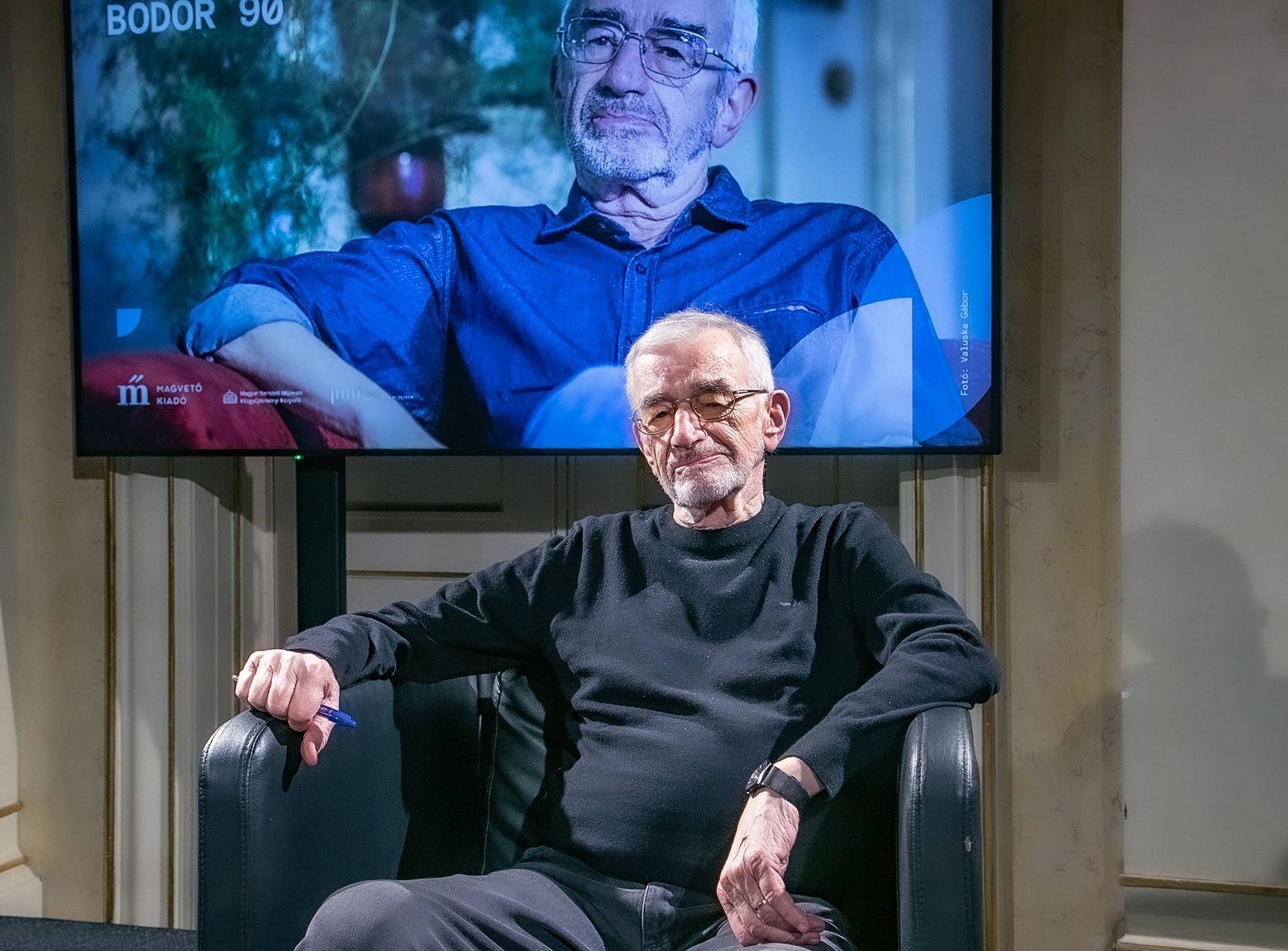 Bodor Ádám 90. születésnapjának köszöntésén a Petőfi Irodalmi Múzeumban (2026)