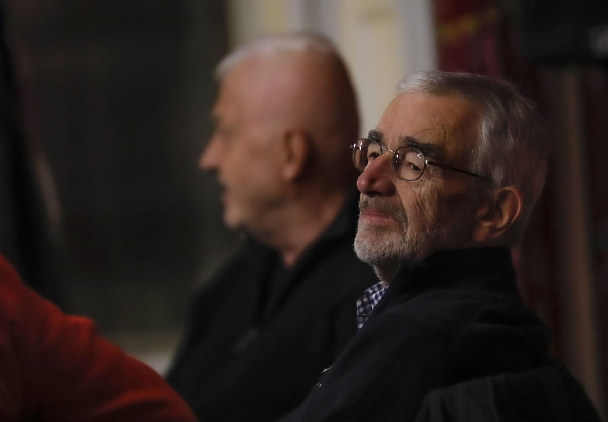 Csaplár Vilmos és Bodor Ádám a tagválasztáson (2023, DIA)