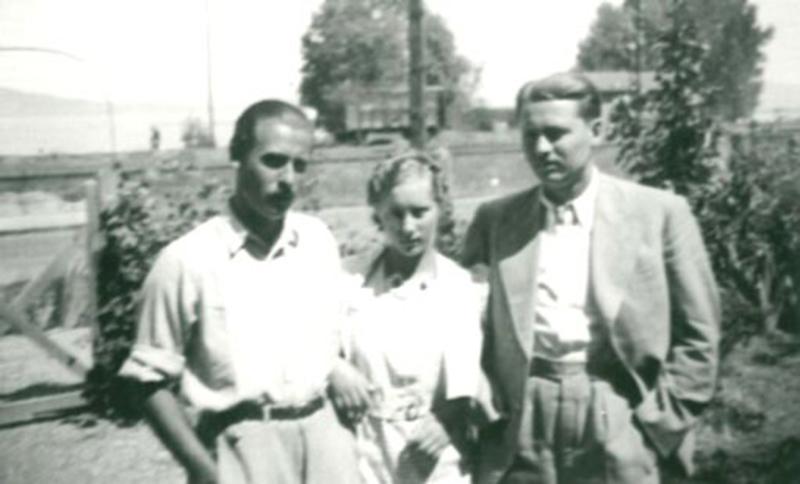 Takáts testverek -  Gyula, Lenke és Emil (Fonyód, 1939)
