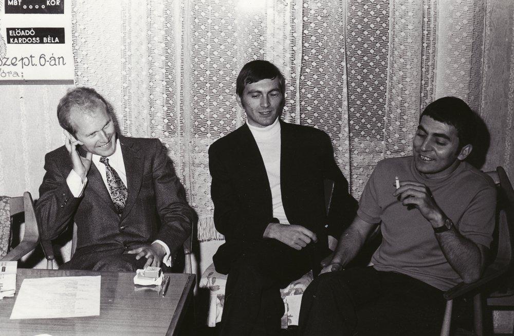 Író-olvasó találkozó Angyal Jánossal és Kovács Istvánnal (1968 körül)