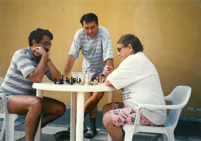 Balogh József 1 - Szigliget, 1990-es évek eleje, Görömbei Andrással és Márkus Bélával