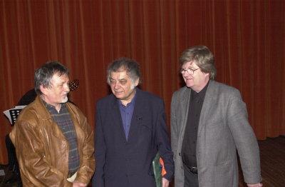 Buda Ferenccel és Csoóri Sándorral a Debreceni Irodalmi Napokon (2003)