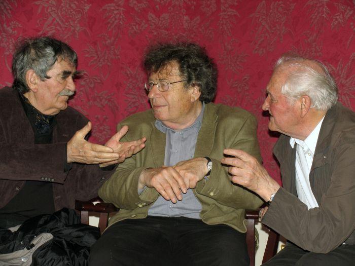 Juhász Ferenc, Konrád György és Kányádi Sándor (2007, DIA)