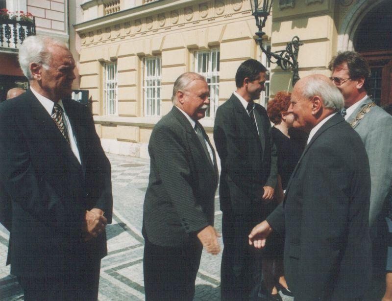 Göncz Árpád látogatása Komáromban, 2000