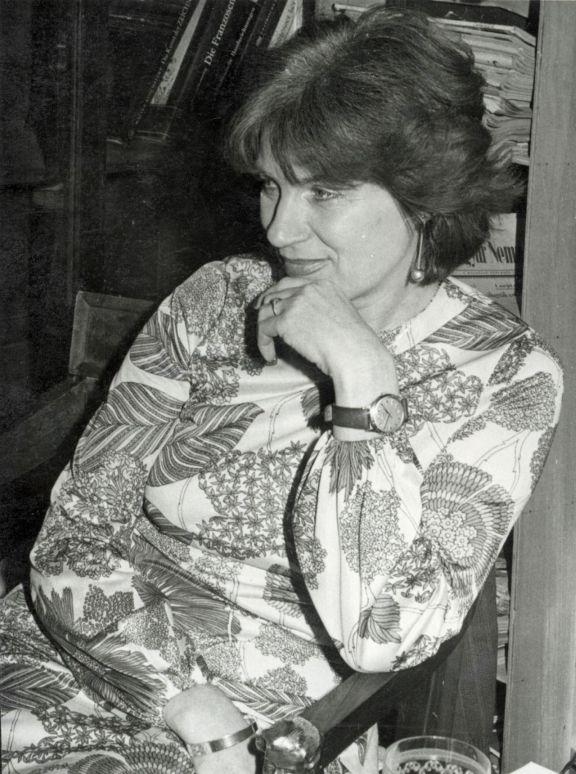 Tompa Mária, az író munkatársa a nyolcvanas évek elején