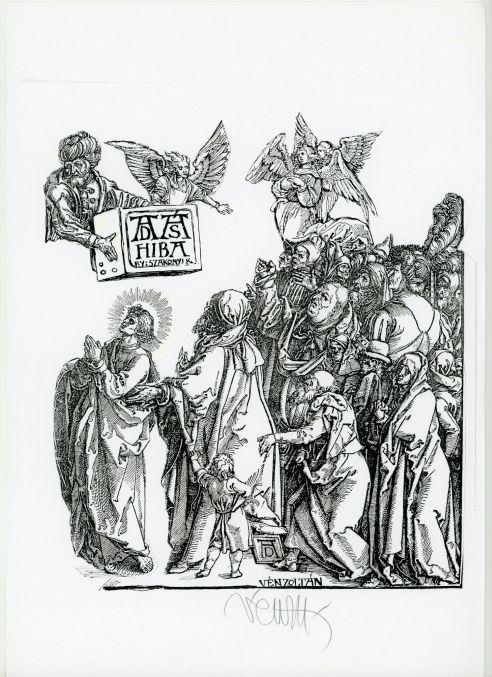 Az Adáshiba plakátja (Vén Zoltán grafikája)