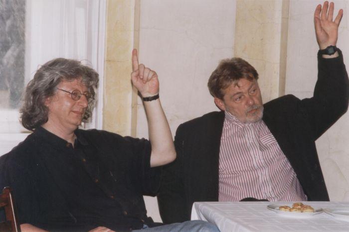 Esterházy Péter és Parti Nagy Lajos (1998, DIA)