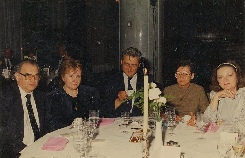 Harmati Béla, Polgár Rózsa, Lakatos István, Lakatos Istvánné, Jókai Anna (Budapesti Hilton hotel, 1992 nyara)