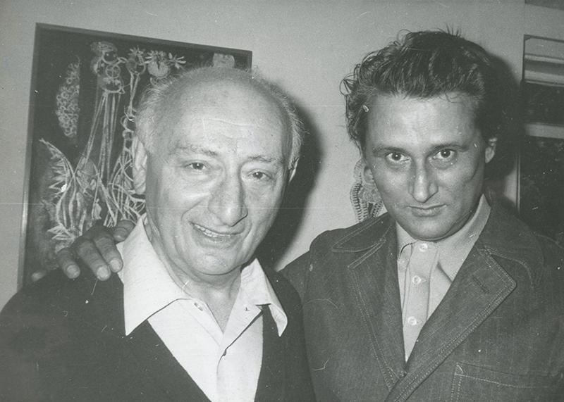 Vas István és Lakatos István (1982 szeptembere) (Fotó: Galambos Tamás)