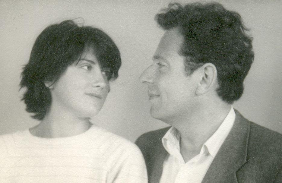 Lakner Judittal, feleségével (1979)