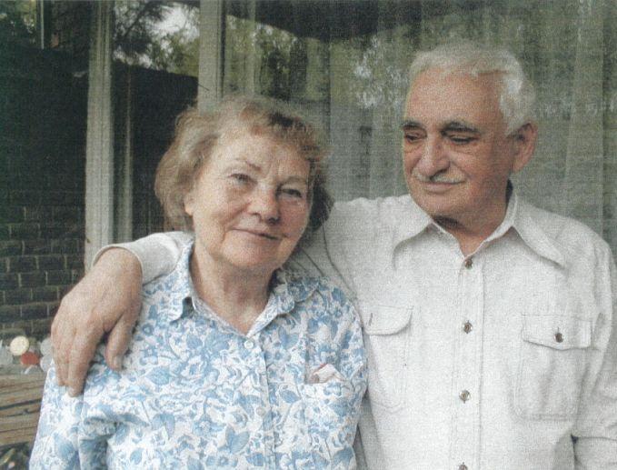 Feleségével, Ilonával a 2000-es évek elején