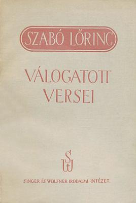 Válogatott versei (1940)