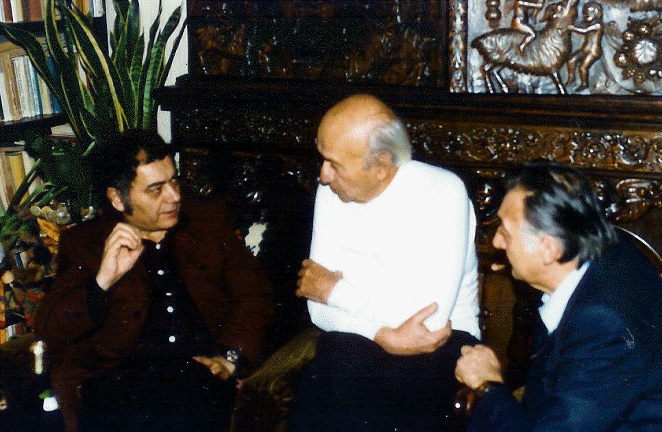 Csoóri, Illyés Gyula és Sinkovits Imre