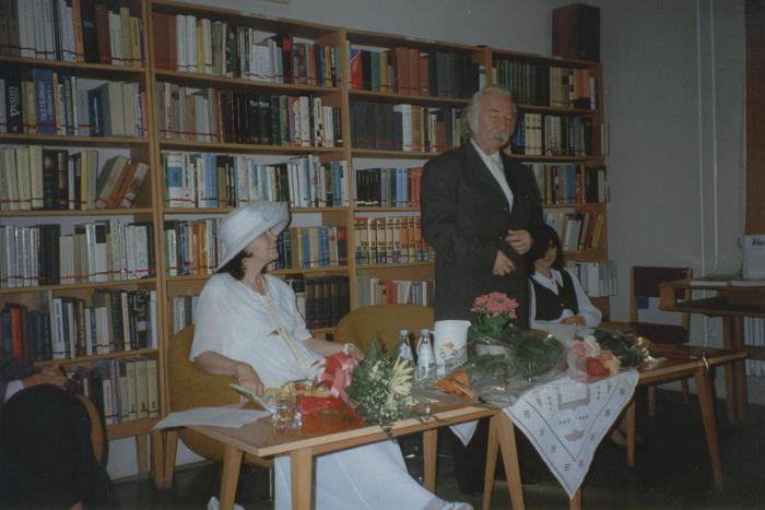 Első látogatás és előadás Gyomaendrődön – szülőváros, 1994