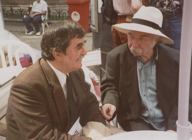 Juhász Ferenc és Határ Győző, könyvhét, 1996