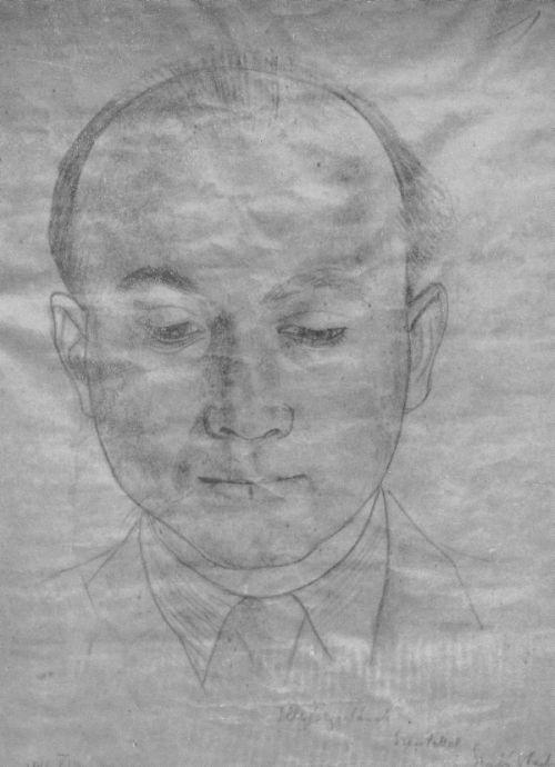 Szabó Vladimir: Illyés Gyula (rajz, 1941)