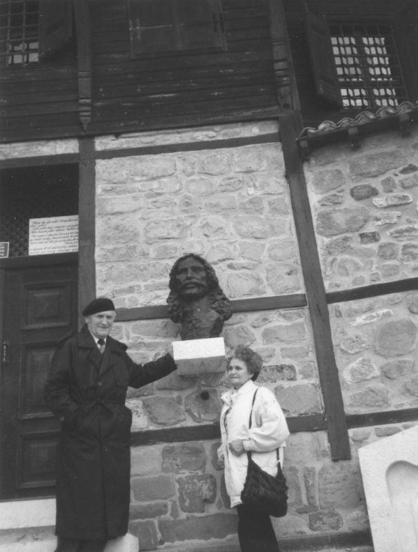 Feleségével, Tichy Magdolnával Rodostón, 1995