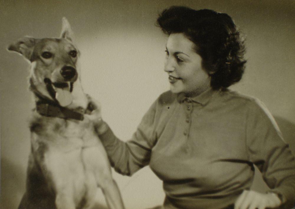 Első felesége, Vas Albina (1949 körül)