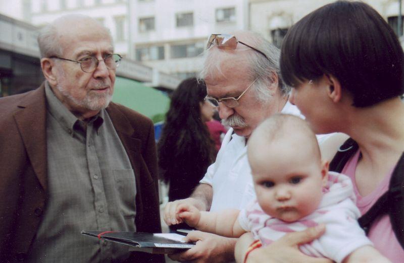A budapesti Könyvhéten Murányi Gáborral, 2006