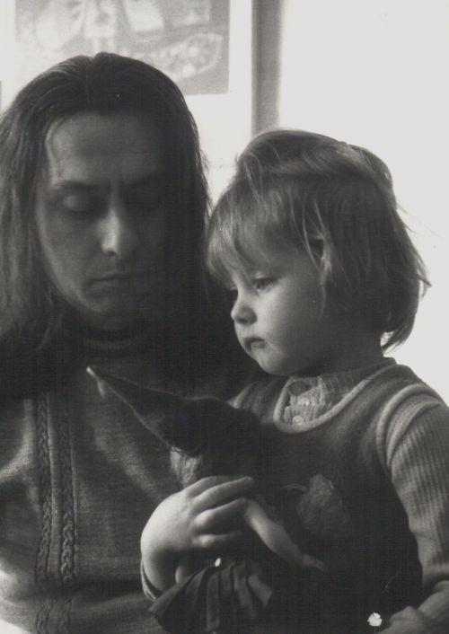 Lányával, Ágnessel (1975)