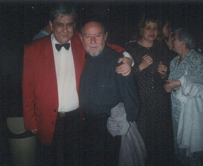Páskándi Géza, Taub János és feleségeik: Páskándi Anikó, Taub Éva (1993)