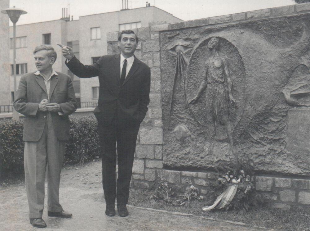 Weöres Sándor és Somlyó György a 60-as évek elején