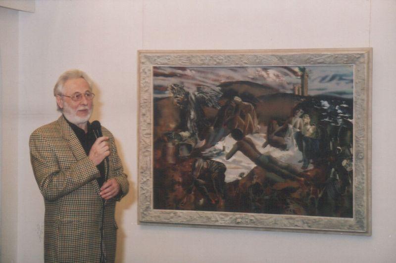 Eigel István kiállításának megnyitója
