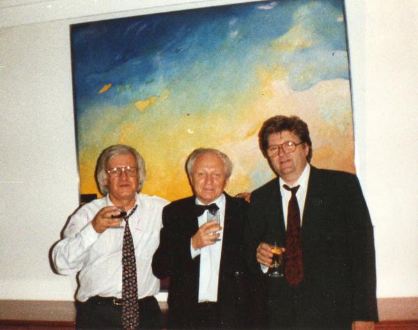 Szakolczay Lajossal Kalász Márton 60. születésnapján Stuttgartban (1994)