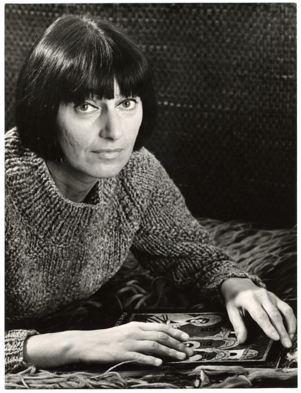 Szécsi Margit. Óbuda, 1973. (Fotó: Balla Demeter)